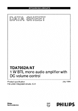 DataSheet TDA7052A pdf